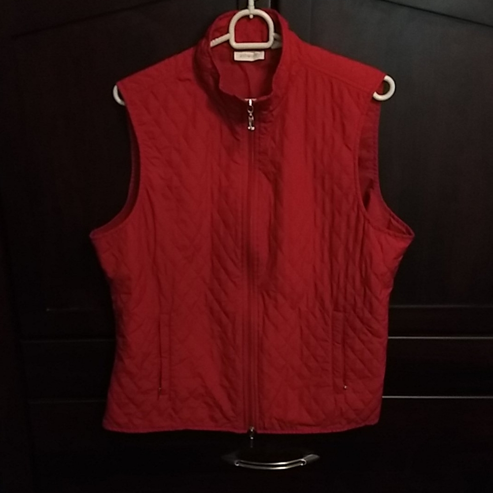 Red Quilted Vest